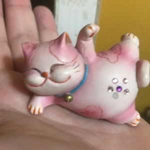 10/10$ Small Yoga Kitty Cat Statue